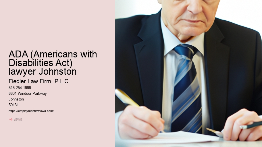 ADA (Americans with Disabilities Act) lawyer Johnston