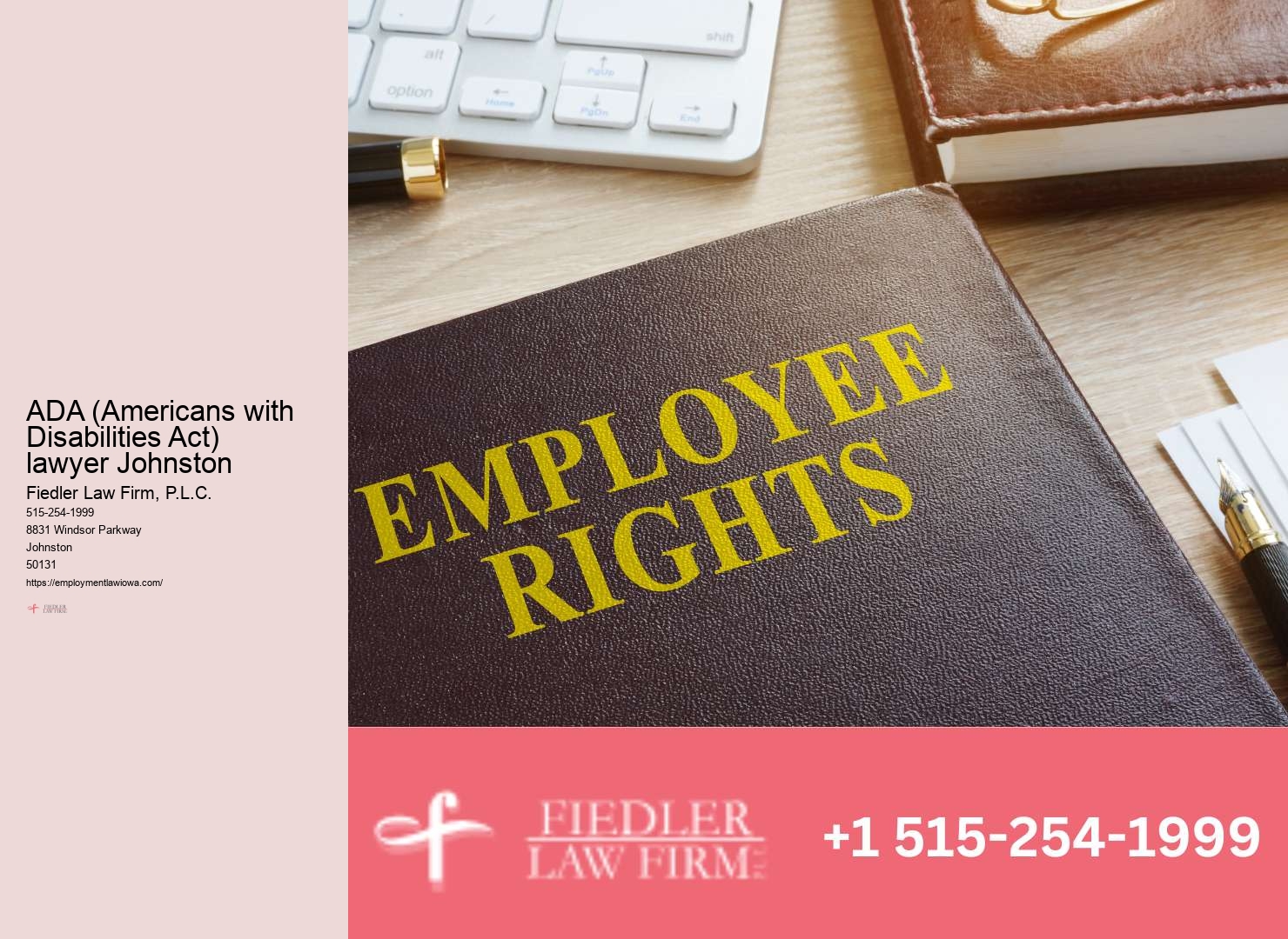 Employment Lawyer Johnston legal advice