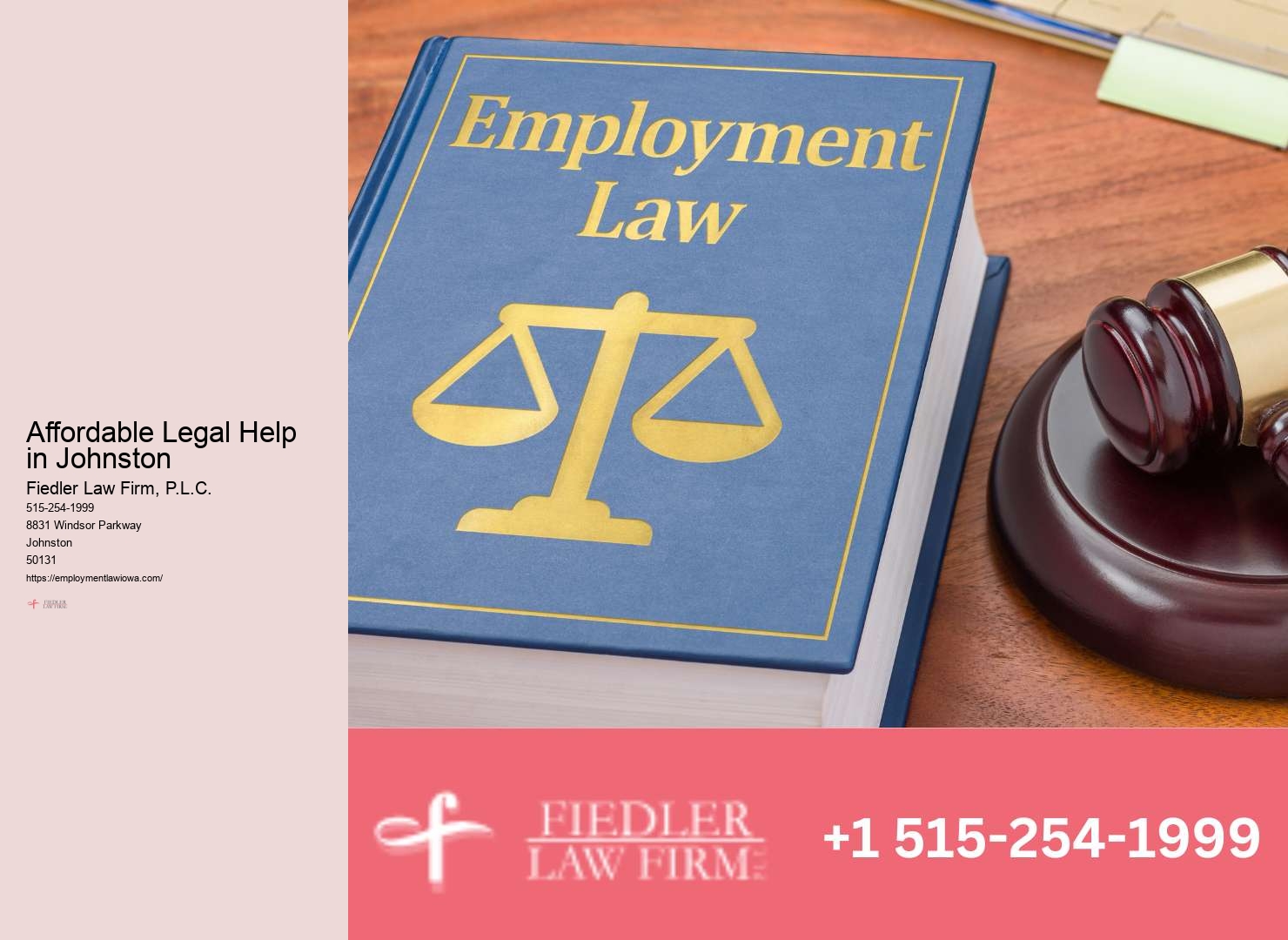 Johnston Employment Law Consultation Firm Legal Expert