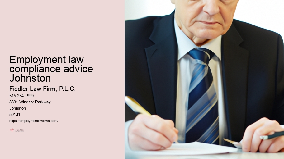Employment law compliance advice Johnston