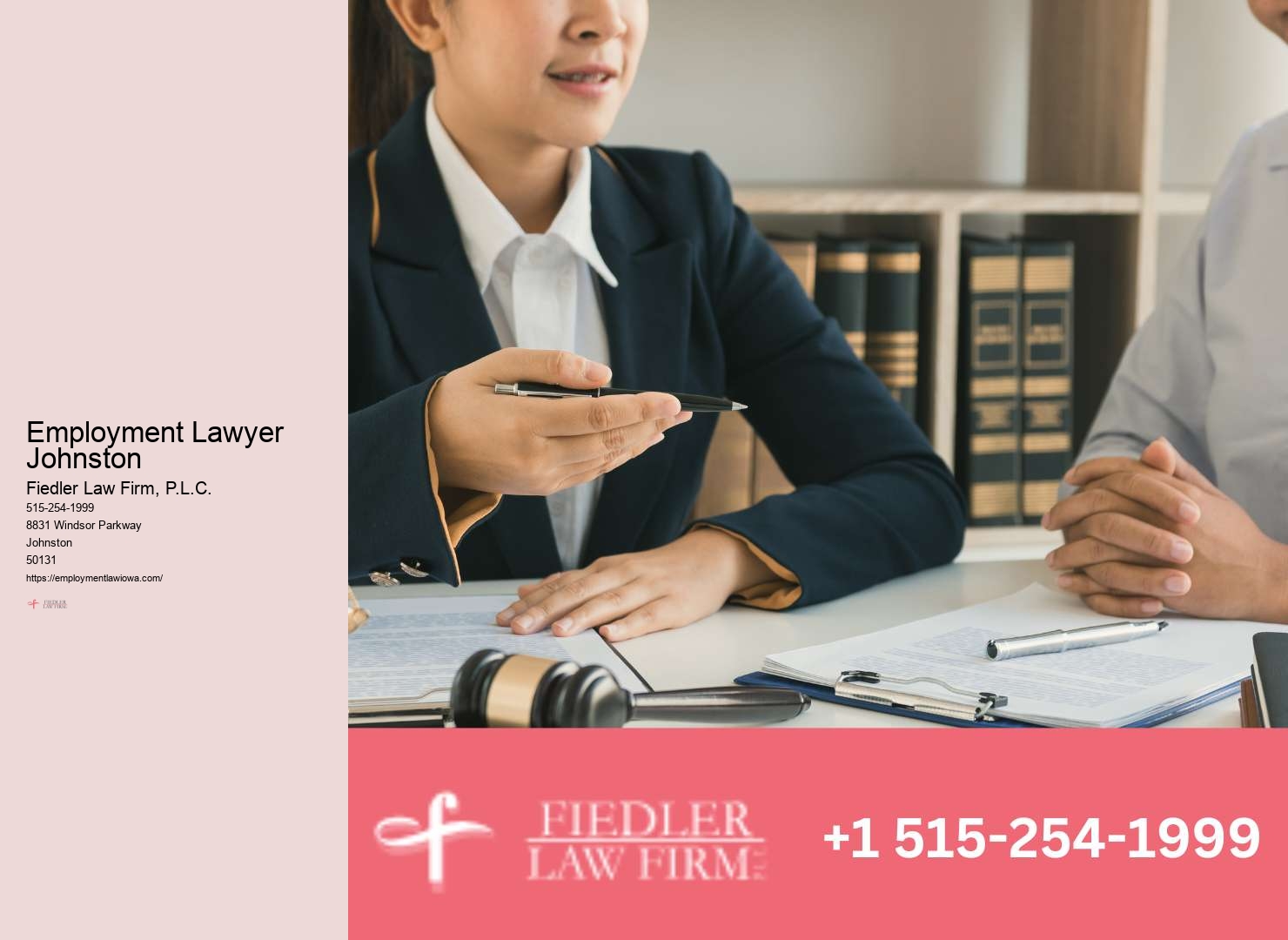 Premier Wrongful Termination Attorney Johnston
