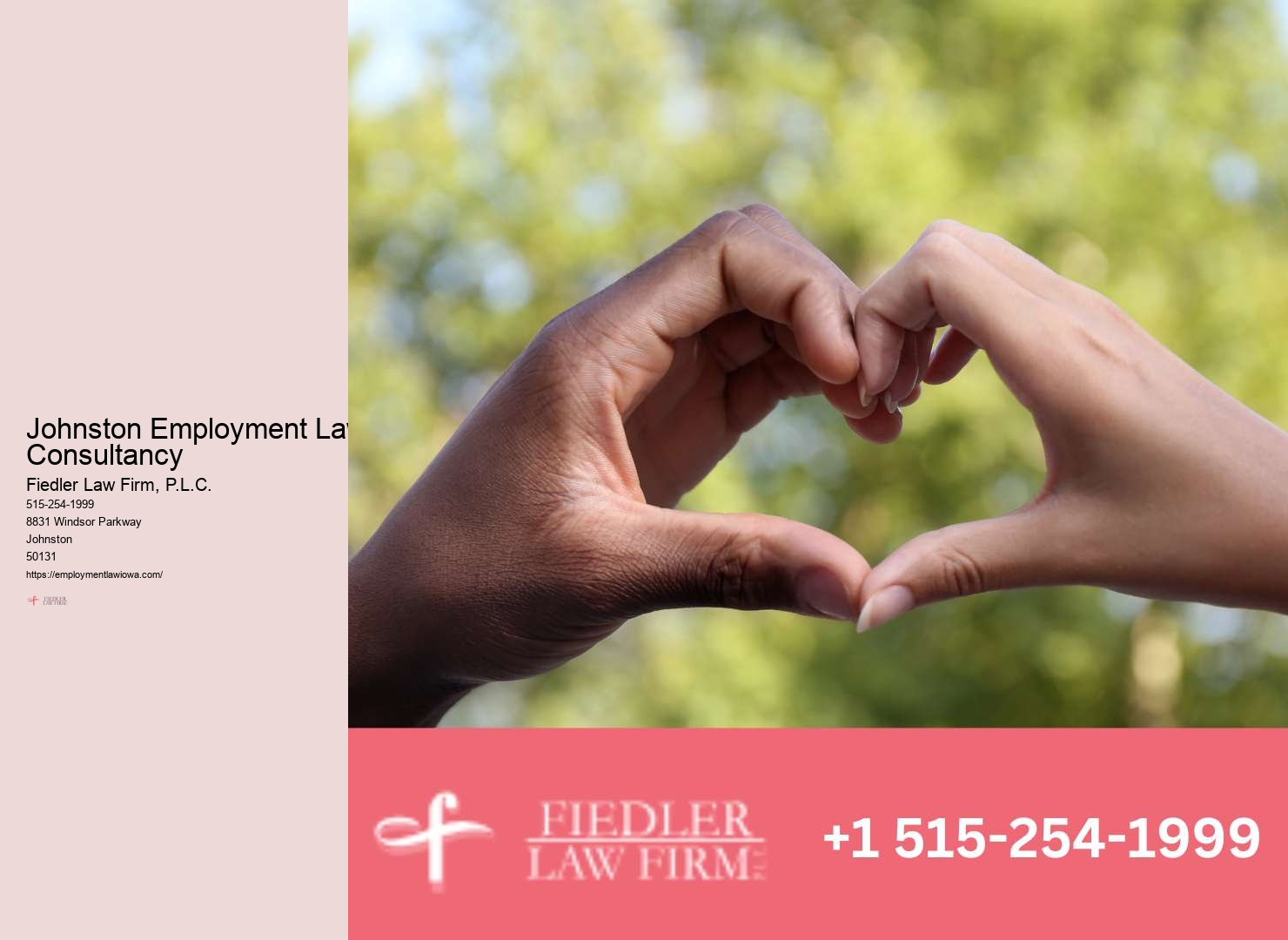 Employment Lawyer Johnston legal representation expenses