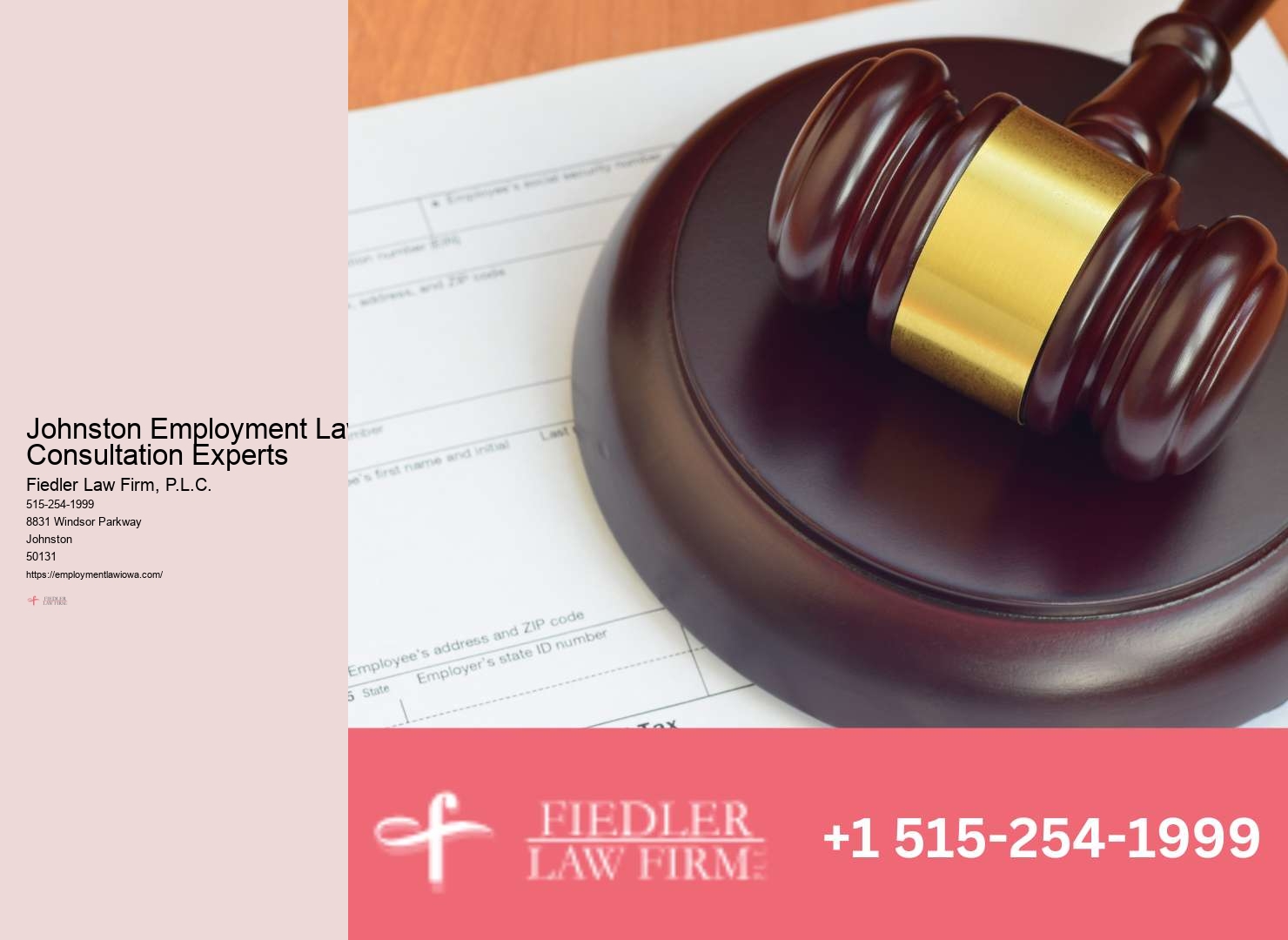 Professional Employment Law Counsel Johnston