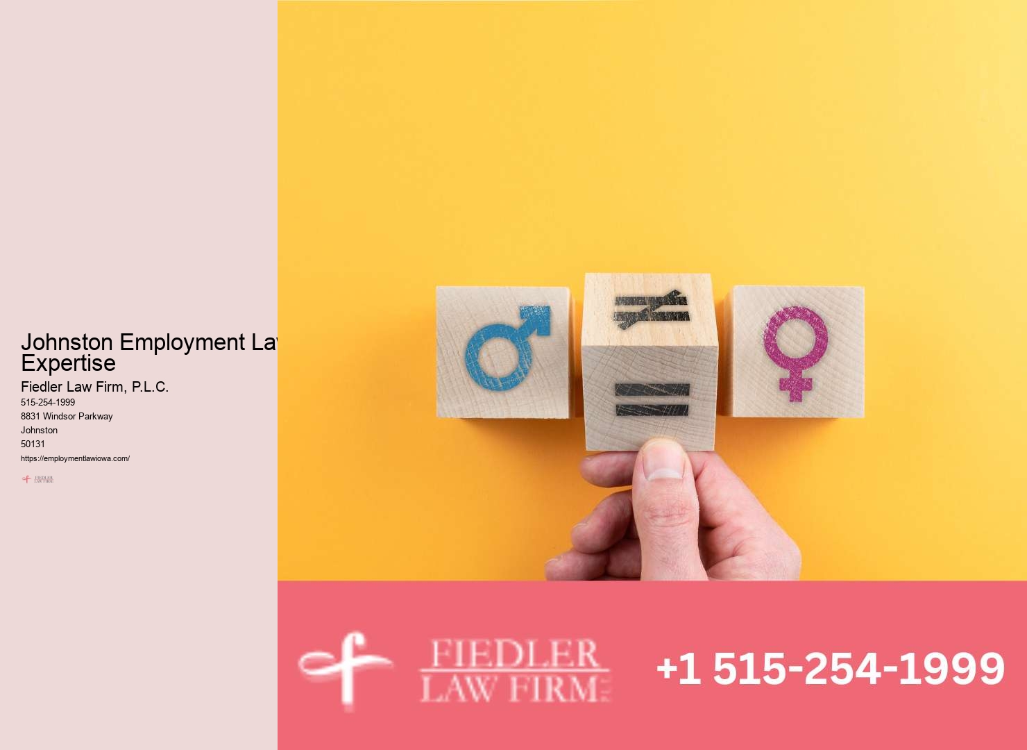 Legal Representation for Workplace Discrimination Johnston