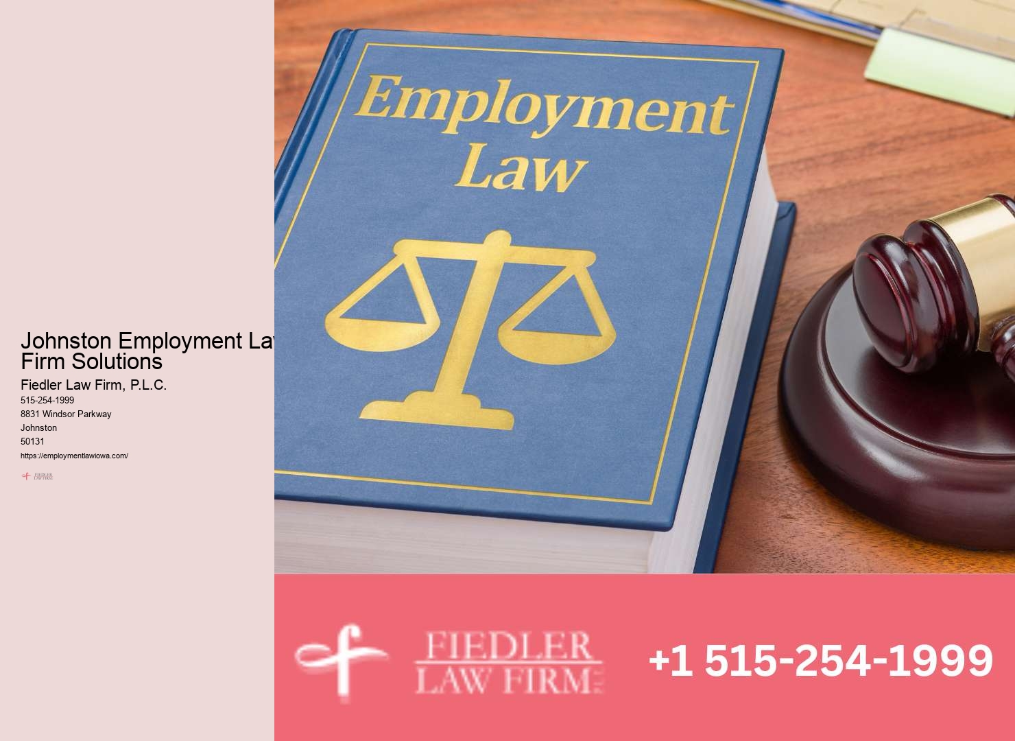 Johnston Employment Law Consultation Specialist Services