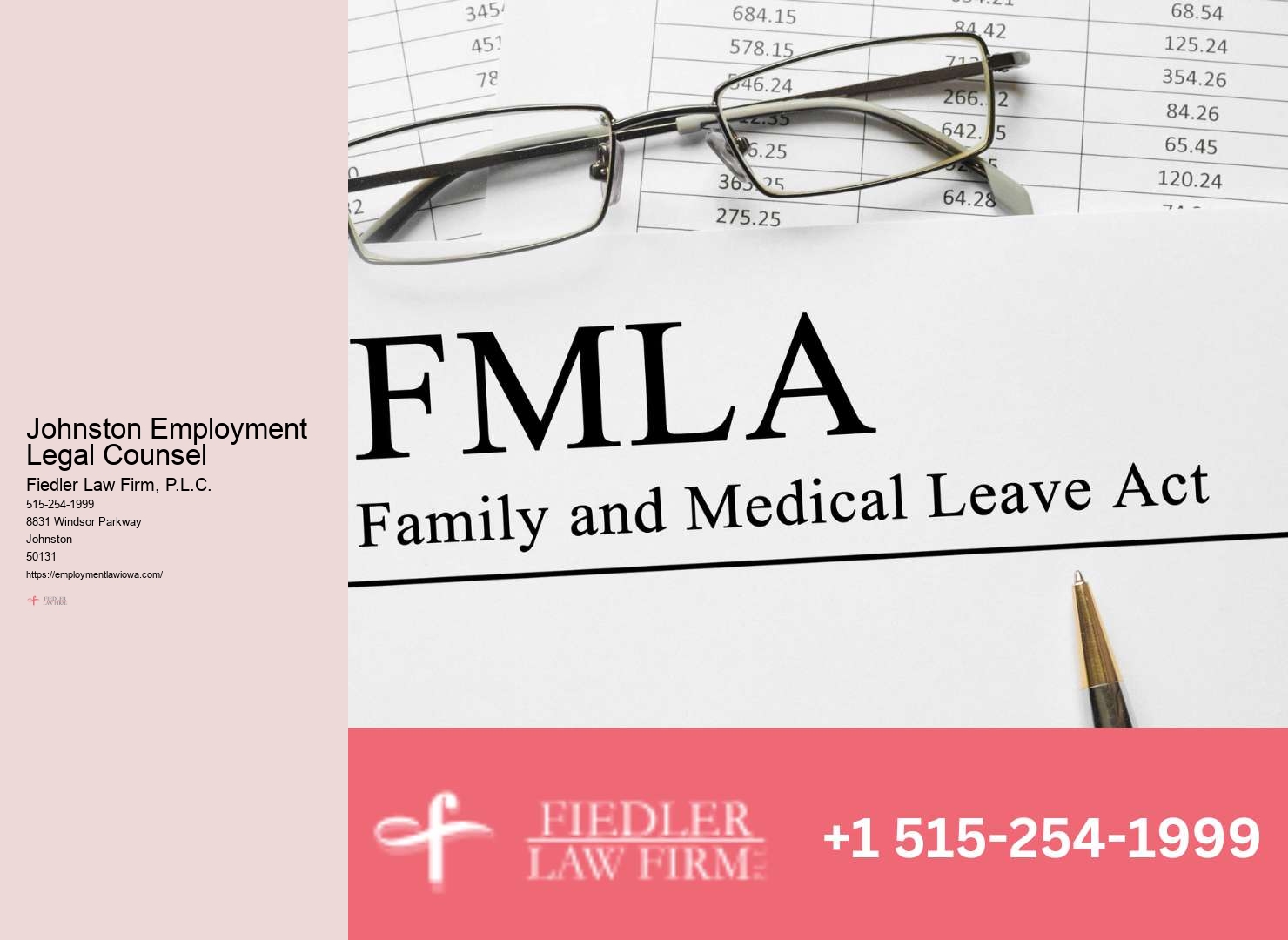 Johnston Employment Law Consultation Firm Legal Advice