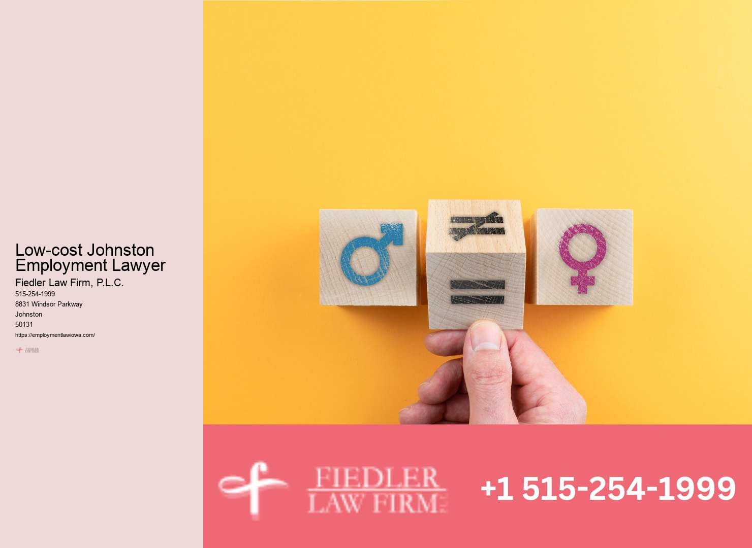 Johnston Employment Law Firm Representation