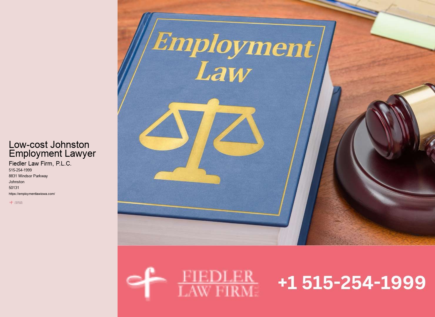 Dedicated Employment Attorney Johnston