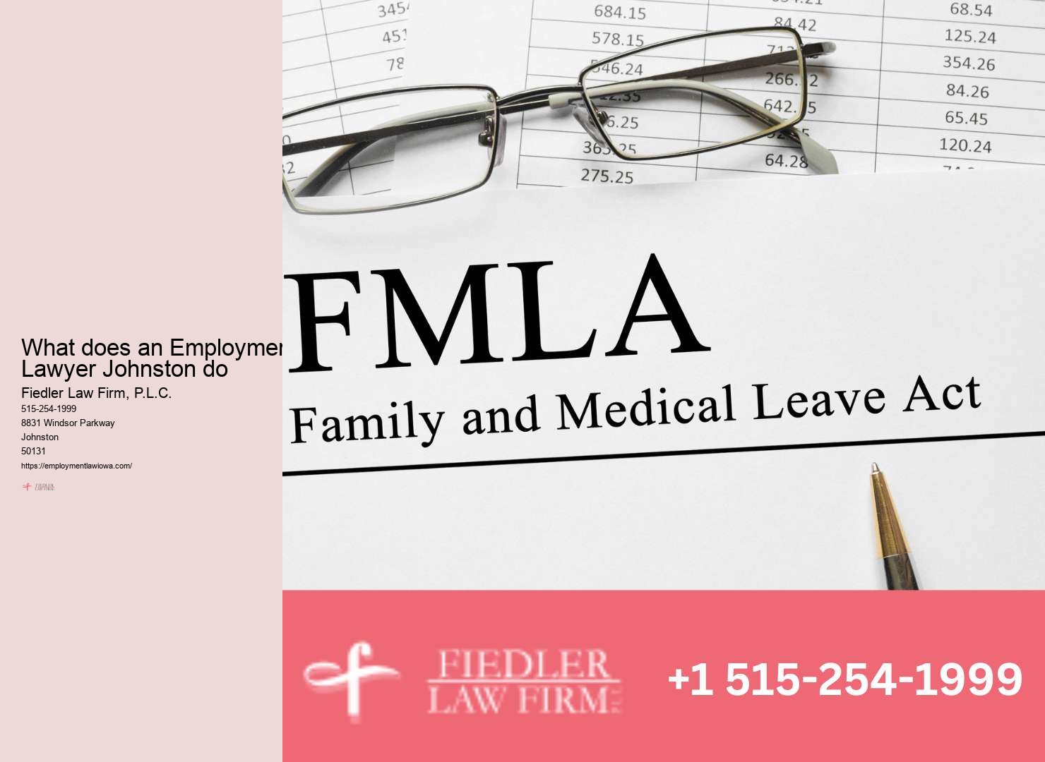 Employment Lawyer Johnston laws