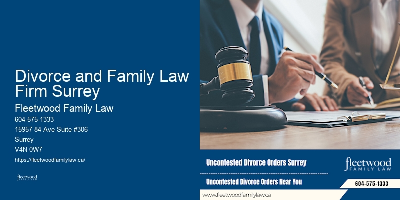 Family Law Dispute Resolution Divorce and Family Law Firm Surrey BC