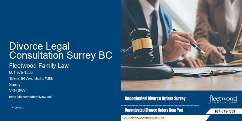 Divorce Legal Consultation Surrey BC Child Support Attorney