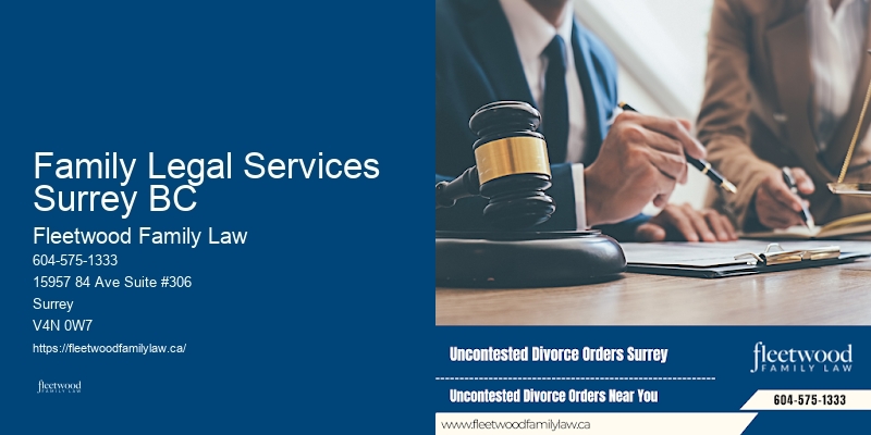 Family Legal Services Surrey BC Divorce Law Firm