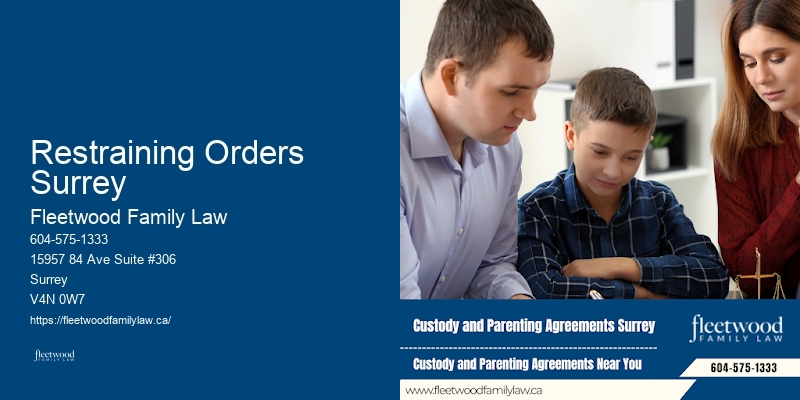 Restraining Orders Surrey Family Law Attorney