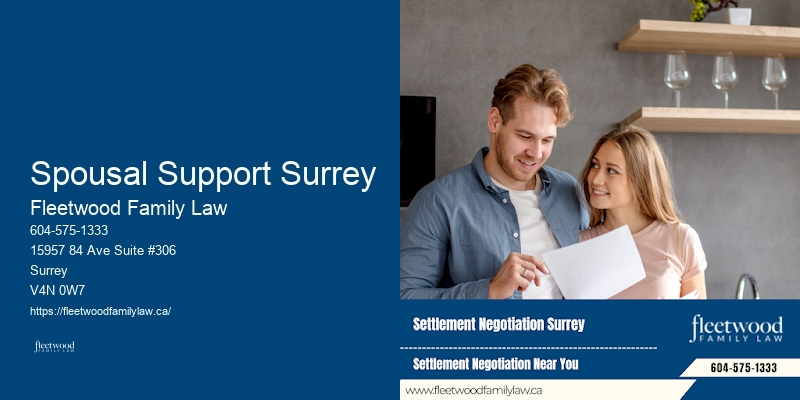 Spousal Support Surrey Family Law Mediation Attorney
