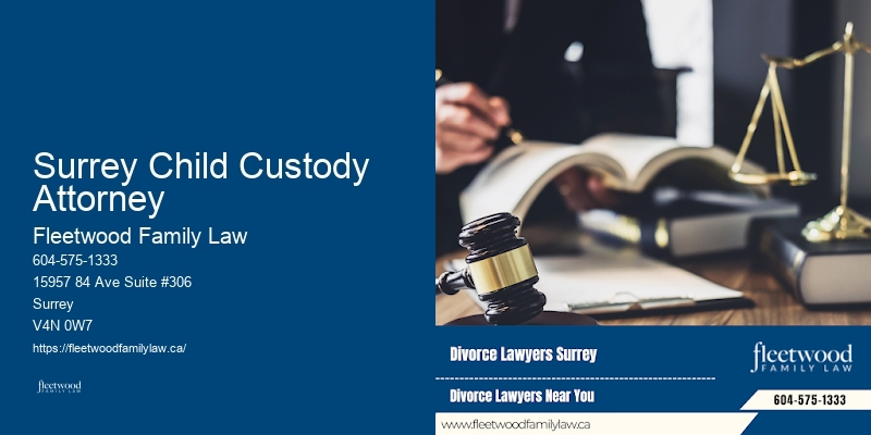 Surrey Child Custody Attorney Divorce Law Experts