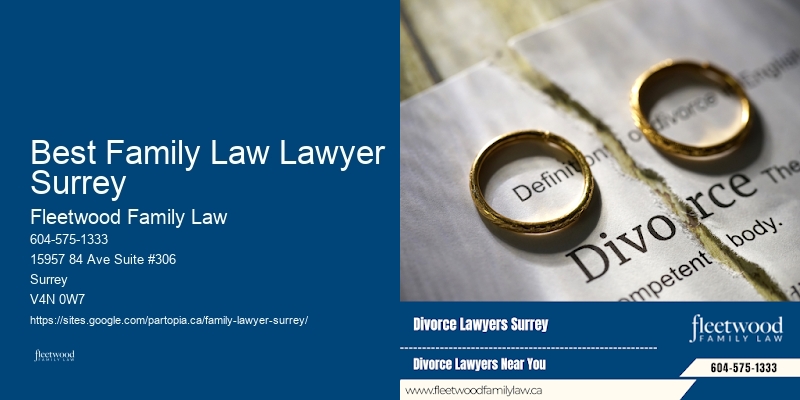 Divorce and Family Mediation Services Best Family Law Lawyer Surrey