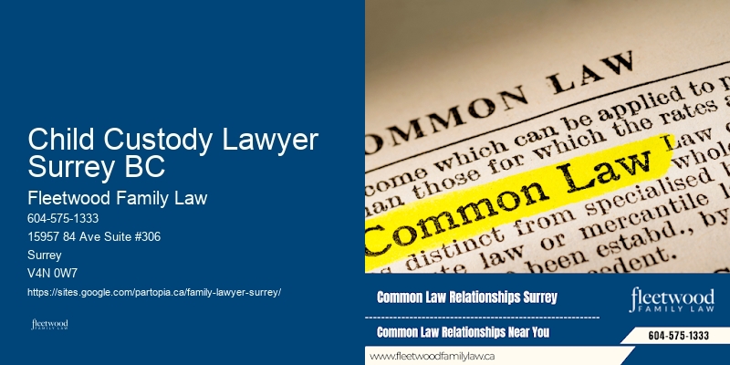 Child Custody Lawyer Surrey BC Family Law Property Division