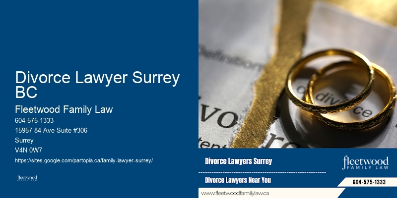 Divorce Lawyer Surrey BC Family Law Firm