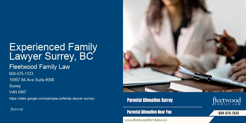 Experienced Family Lawyer Surrey, BC Family Law Mediation