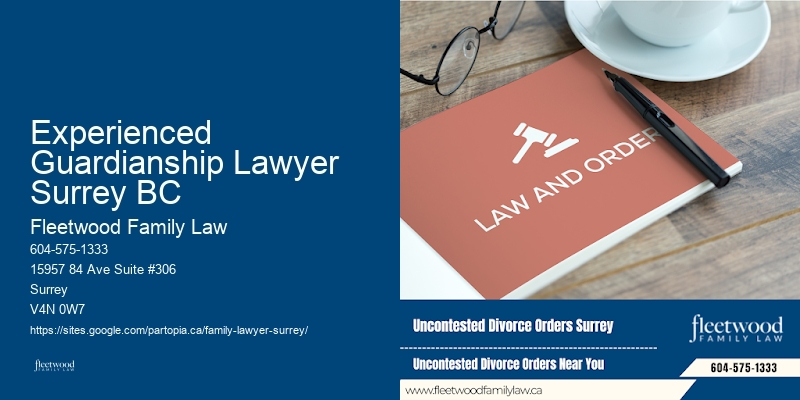 Best Family Law Lawyer Experienced Guardianship Lawyer Surrey BC