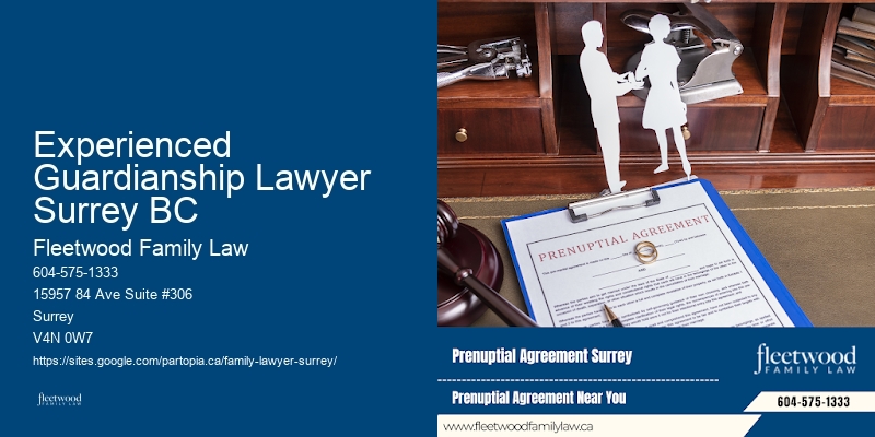 Spousal Support Lawyer Experienced Guardianship Lawyer Surrey BC
