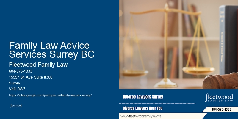 Family Law Advice Services Surrey BC