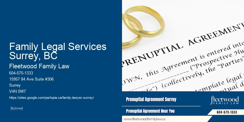 Spousal Support Family Legal Services Surrey, BC