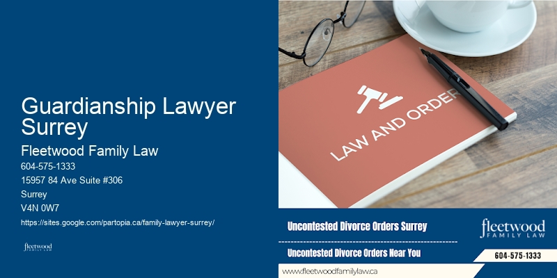 Guardianship Lawyer Surrey Family Law Litigation Lawyer