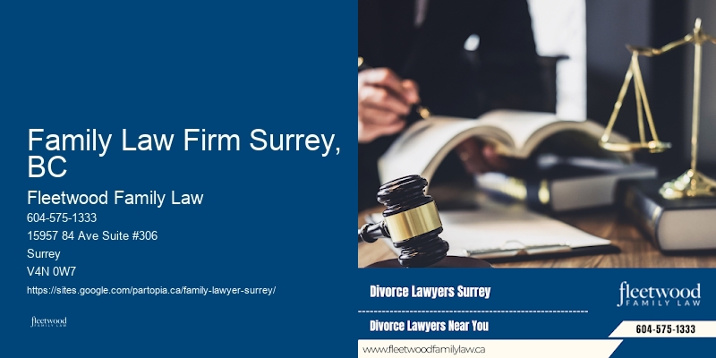 Family Law Firm Surrey, BC Family Law Lawyer