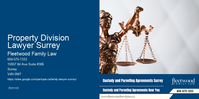 Uncontested Divorce Property Division Lawyer Surrey, BC