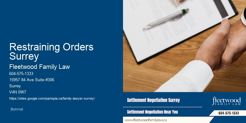 Family Mediation Restraining Orders Surrey BC