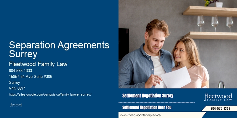 Property Division Lawyer Separation Agreements Surrey BC