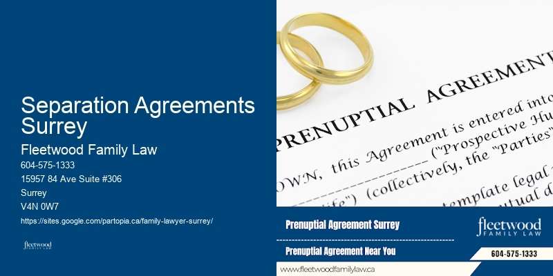 Guardianship Law Firm Separation Agreements Surrey BC
