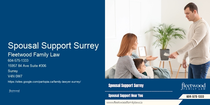 Spousal Support Surrey Family Law and Child Custody Disputes