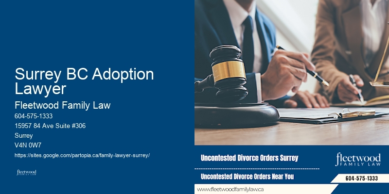 Family Law Firm Surrey BC Adoption Lawyer, BC