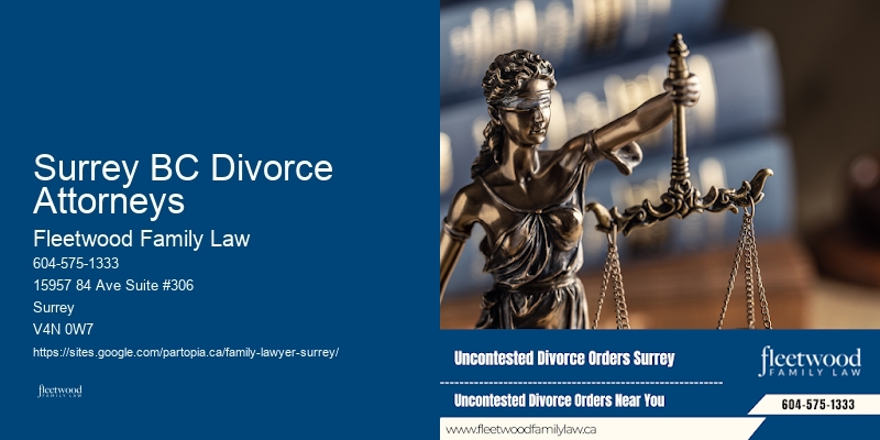 Surrey BC Divorce Attorneys BC Divorce Settlement Lawyer