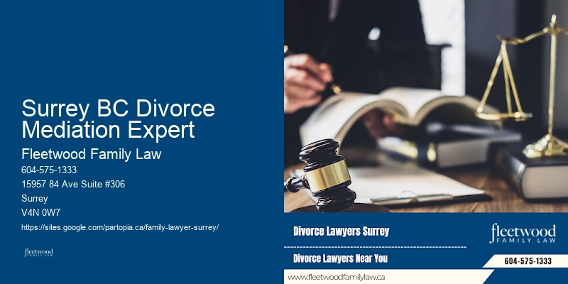 Surrey BC Divorce Mediation Expert Family Law Attorneys Near Me