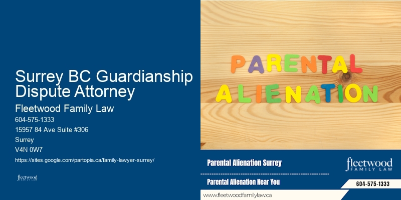 Family Law Advocate Surrey BC Guardianship Dispute Attorney BC