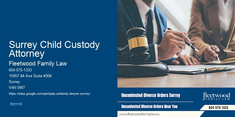 Surrey Child Custody Attorney BC Divorce Mediation Expert