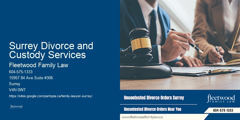 Divorce And Family Lawyer Surrey Divorce and Custody Services