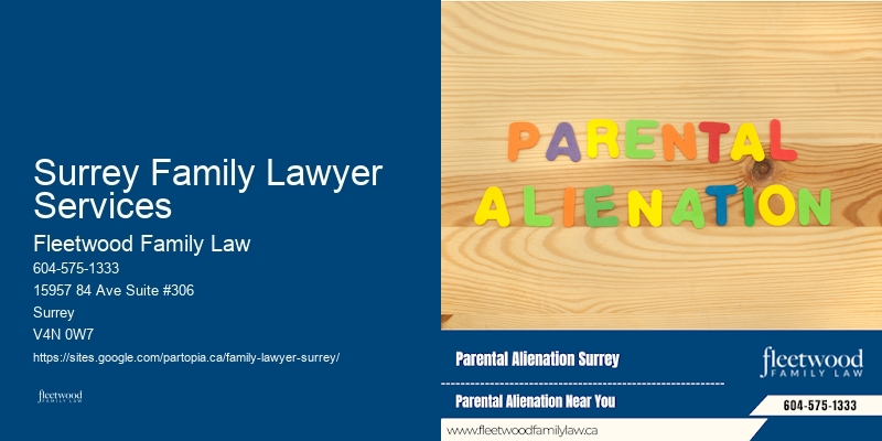 Custody Surrey Family Lawyer Services, BC