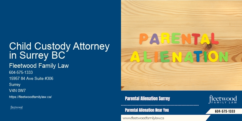 Child Custody Attorney in Surrey BC BC Family Law Case Management