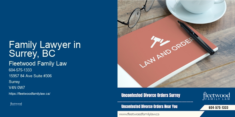 Family Lawyer in Surrey, BC BC Spousal Support Disputes Lawyer