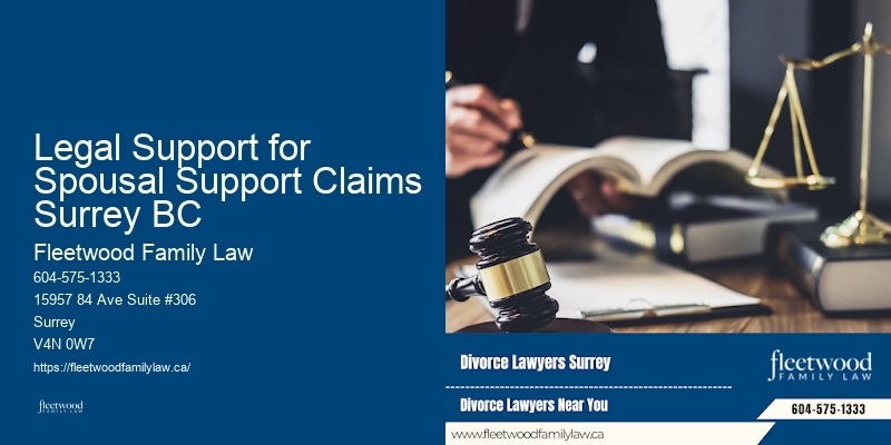 Legal Support for Spousal Support Claims Surrey BC BC Parental Rights Lawyer
