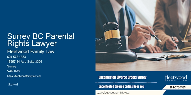 Surrey BC Parental Rights Lawyer BC Family Court Lawyer