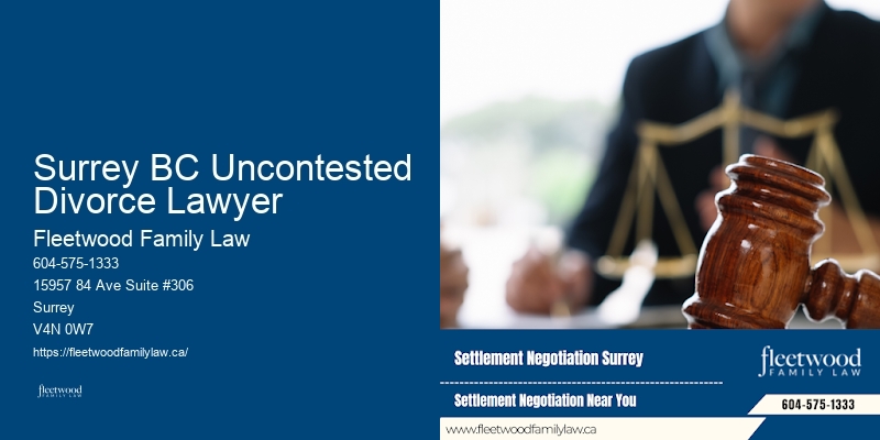 Handling Complex Divorce Cases Surrey BC Uncontested Divorce Lawyer BC