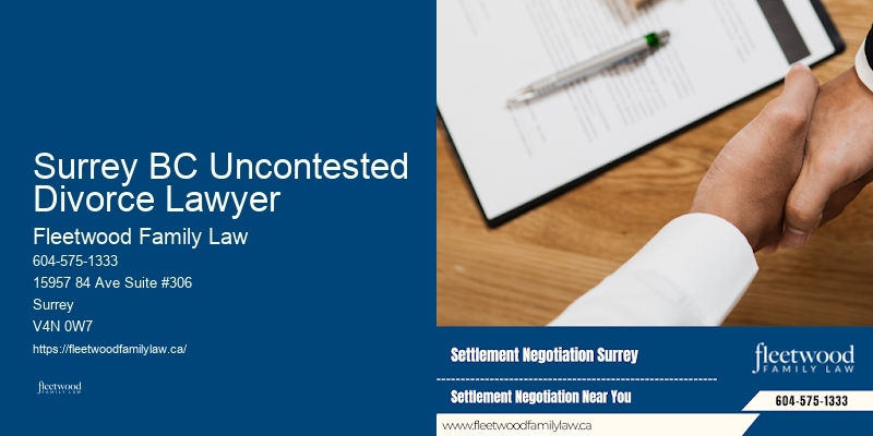 Surrey BC Uncontested Divorce Lawyer BC Child Advocacy Lawyer