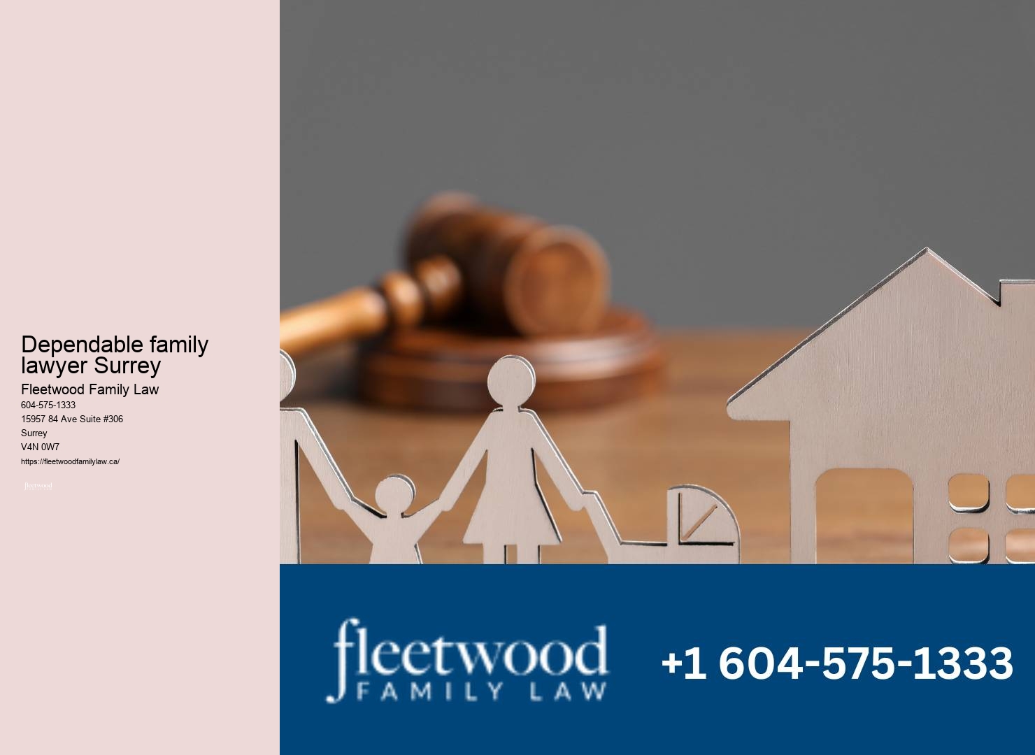 Dependable family lawyer Surrey