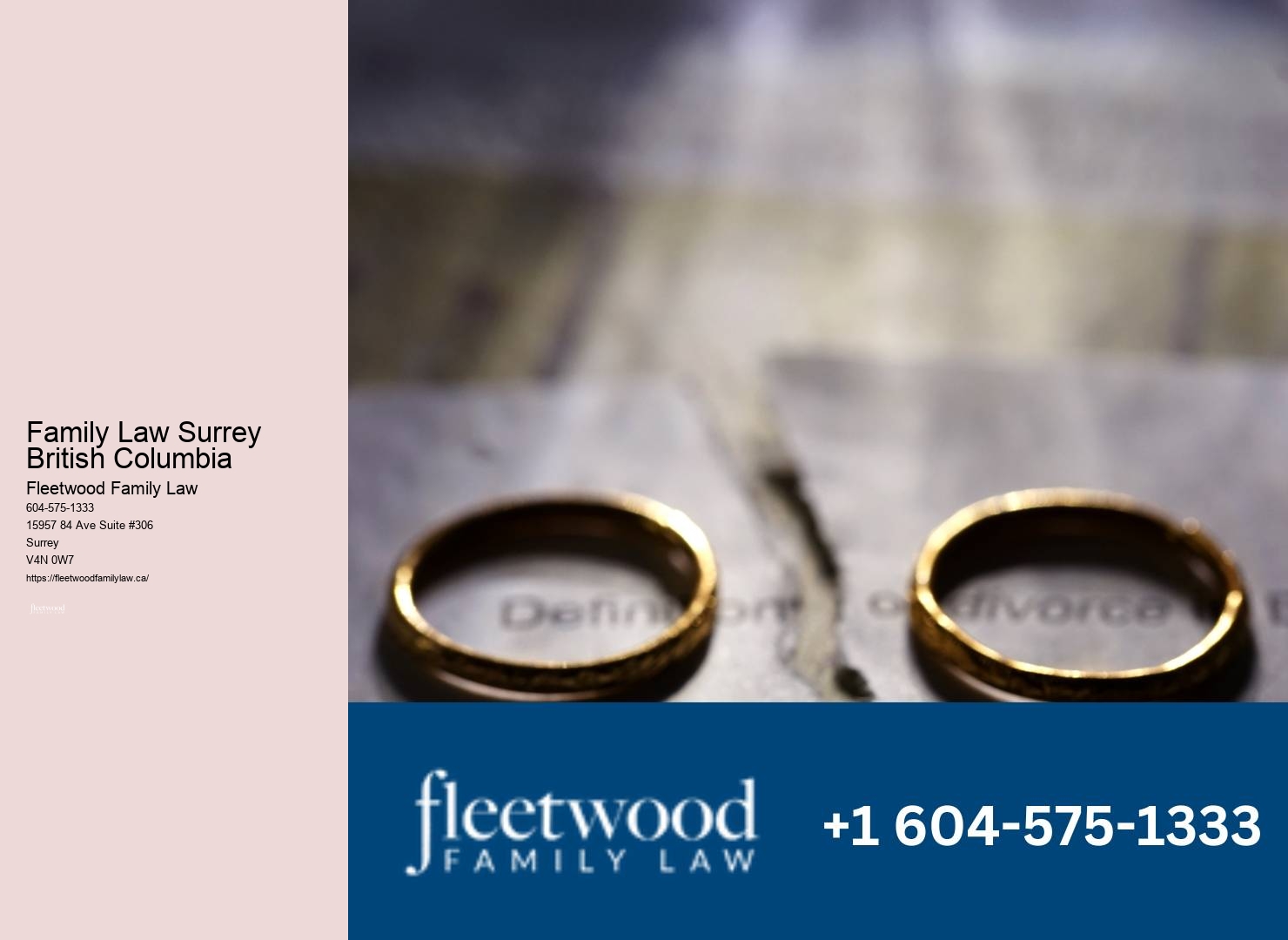 Family Law Surrey Bc