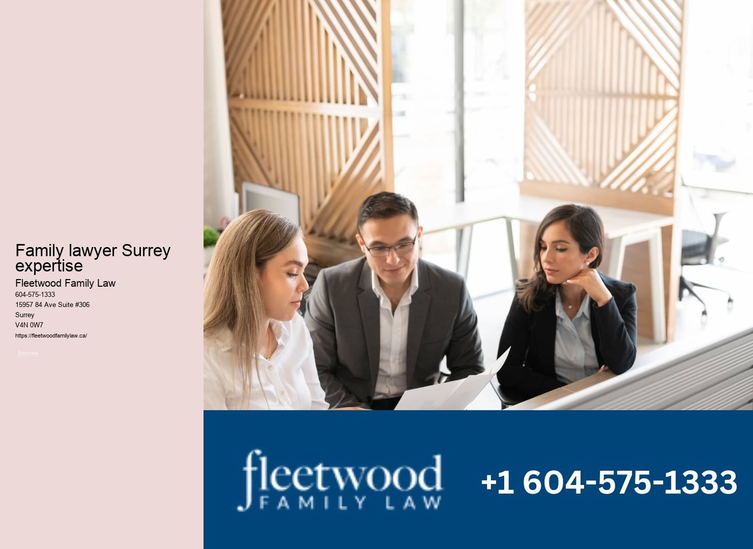 Surrey family lawyer expertise and recommendations